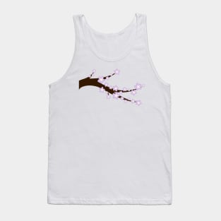 Pretty Sakura Tree - Purple Blossoms Tank Top